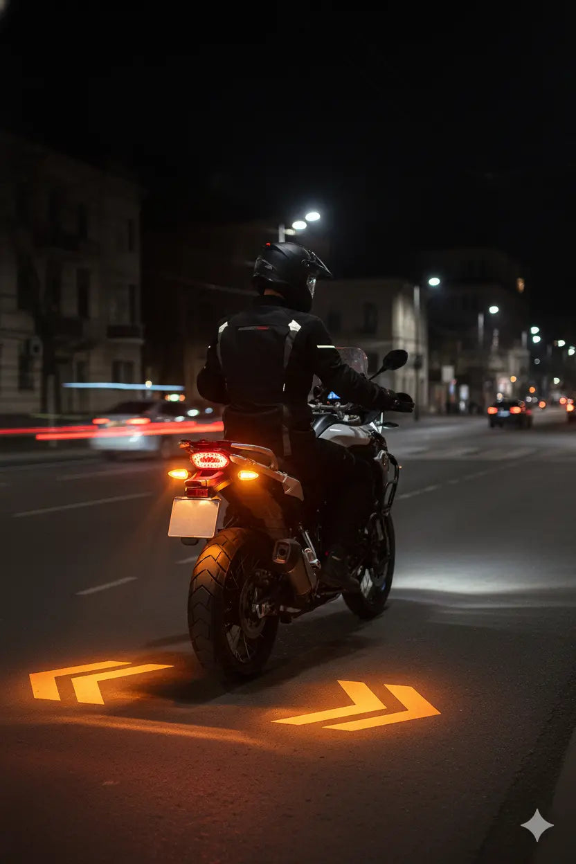 SET DE 2 LUCES DIRECCIONALES CON PROYECCIÓN LED