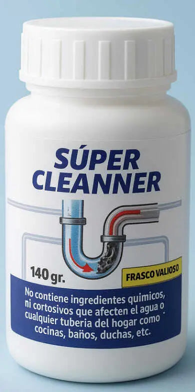SUPER CLEANNER 140 G DESATORADOR DE TUBERIAS