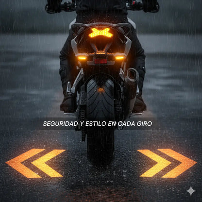 SET DE 2 LUCES DIRECCIONALES CON PROYECCIÓN LED