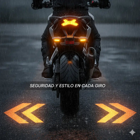 SET DE 2 LUCES DIRECCIONALES CON PROYECCIÓN LED